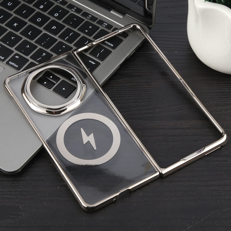 For Honor Magic V3 6D Glossy Electroplated PC MagSafe Phone Case