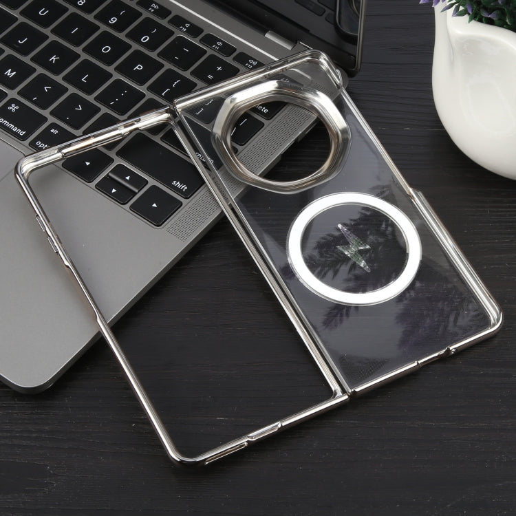 For Honor Magic V3 6D Glossy Electroplated PC MagSafe Phone Case