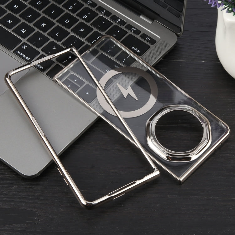 For Honor Magic V3 6D Glossy Electroplated PC MagSafe Phone Case