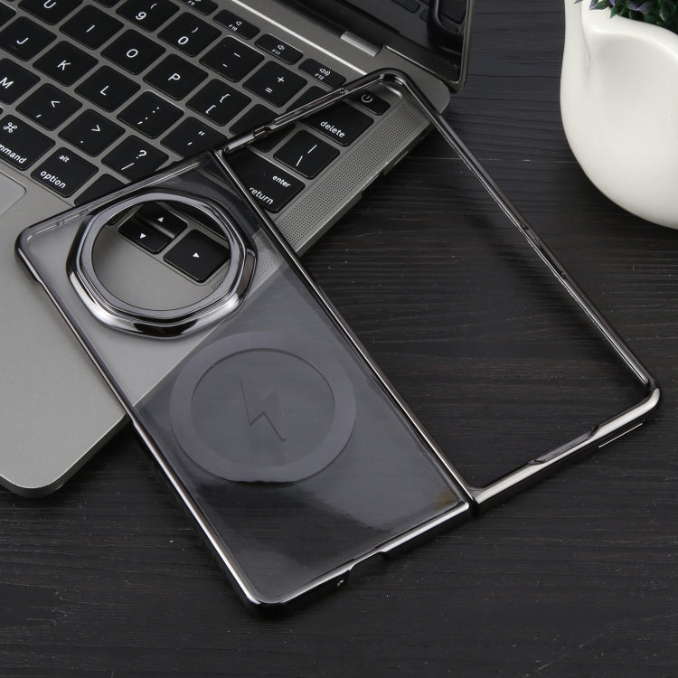 For Honor Magic V3 6D Glossy Electroplated PC MagSafe Phone Case