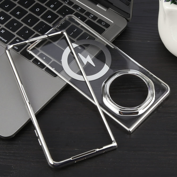 For Honor Magic V3 6D Glossy Electroplated PC MagSafe Phone Case
