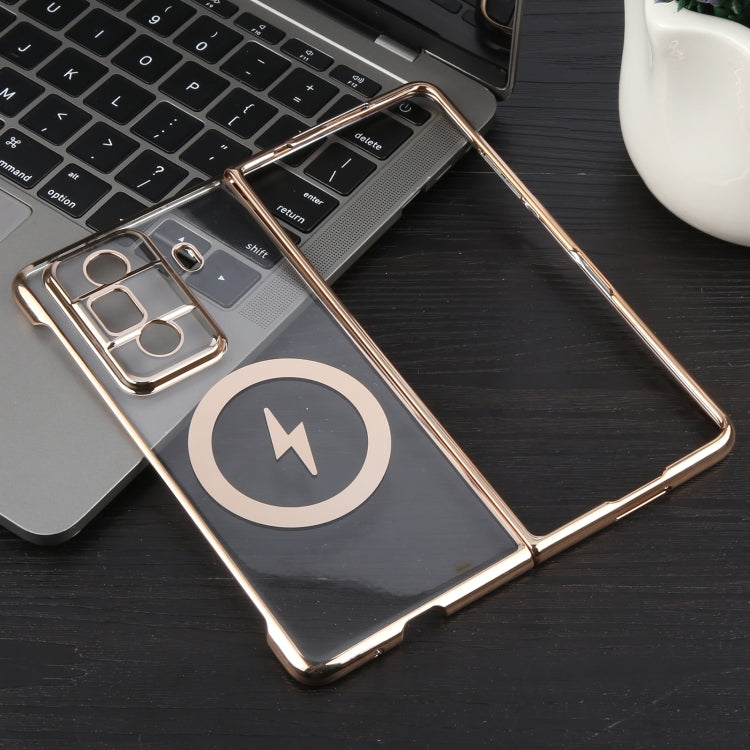 For Honor Magic Vs3 6D Glossy Electroplated PC MagSafe Phone Case