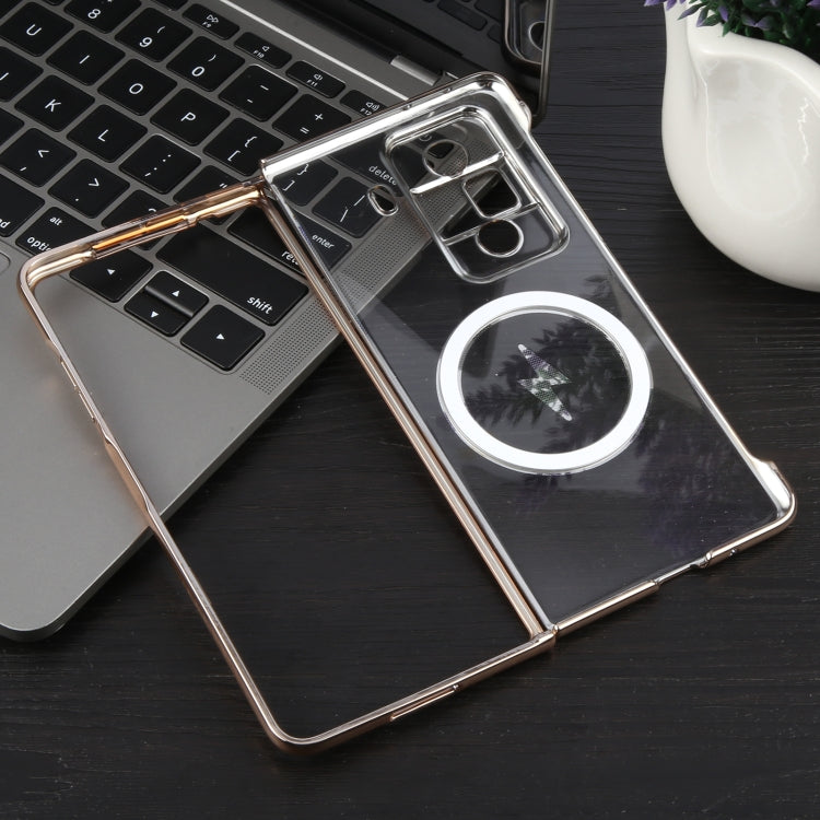 For Honor Magic Vs3 6D Glossy Electroplated PC MagSafe Phone Case