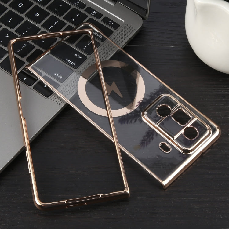 For Honor Magic Vs3 6D Glossy Electroplated PC MagSafe Phone Case