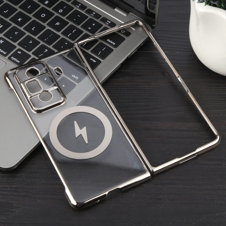 For Honor Magic Vs3 6D Glossy Electroplated PC MagSafe Phone Case