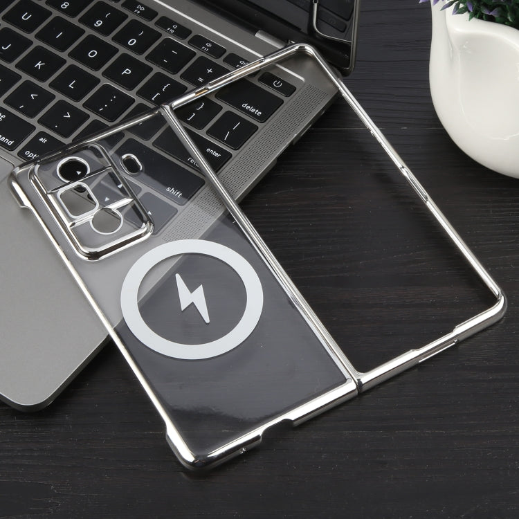For Honor Magic Vs3 6D Glossy Electroplated PC MagSafe Phone Case