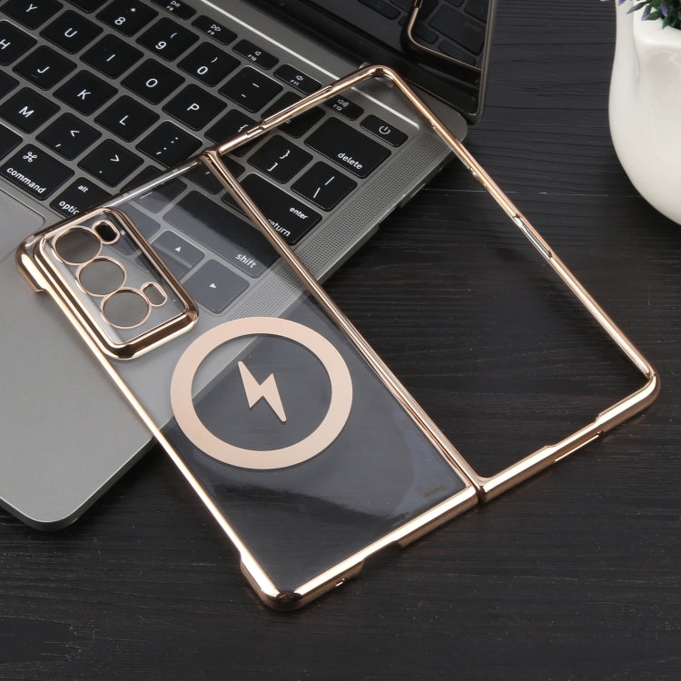 For Honor Magic Vs2 6D Glossy Electroplated PC MagSafe Phone Case