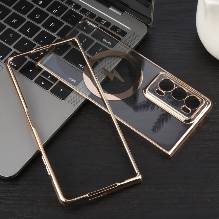 For Honor Magic Vs2 6D Glossy Electroplated PC MagSafe Phone Case