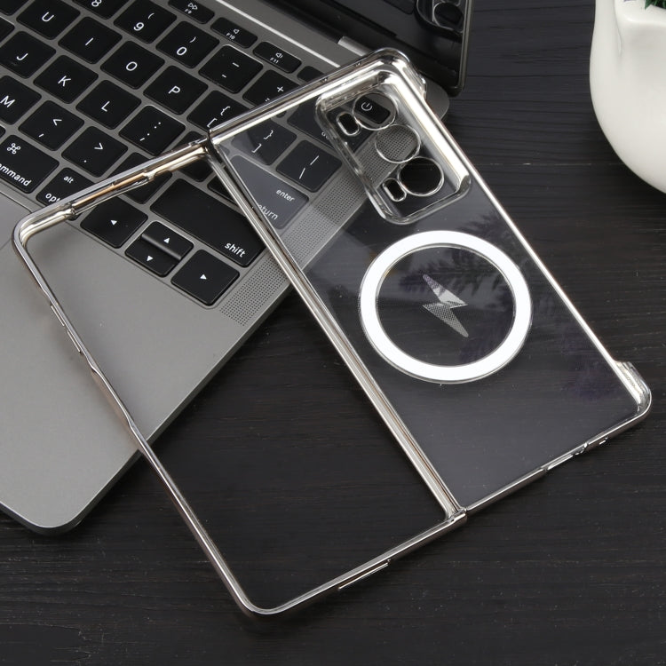 For Honor Magic Vs2 6D Glossy Electroplated PC MagSafe Phone Case