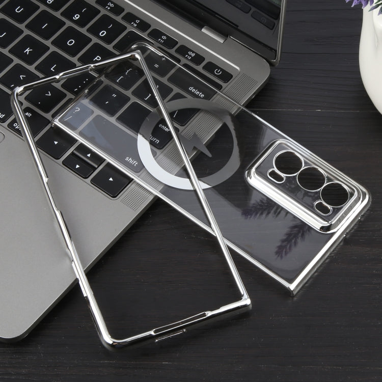 For Honor Magic Vs2 6D Glossy Electroplated PC MagSafe Phone Case