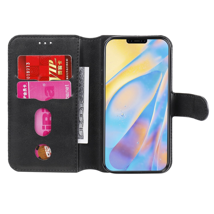 For iPhone 12 mini Classic Calf Texture PU + TPU Horizontal Flip Leather Case, with Holder & Card Slots & Wallet
