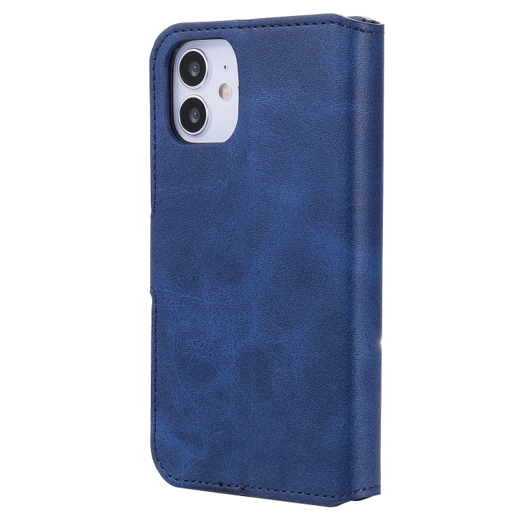 For iPhone 12 mini Classic Calf Texture PU + TPU Horizontal Flip Leather Case, with Holder & Card Slots & Wallet