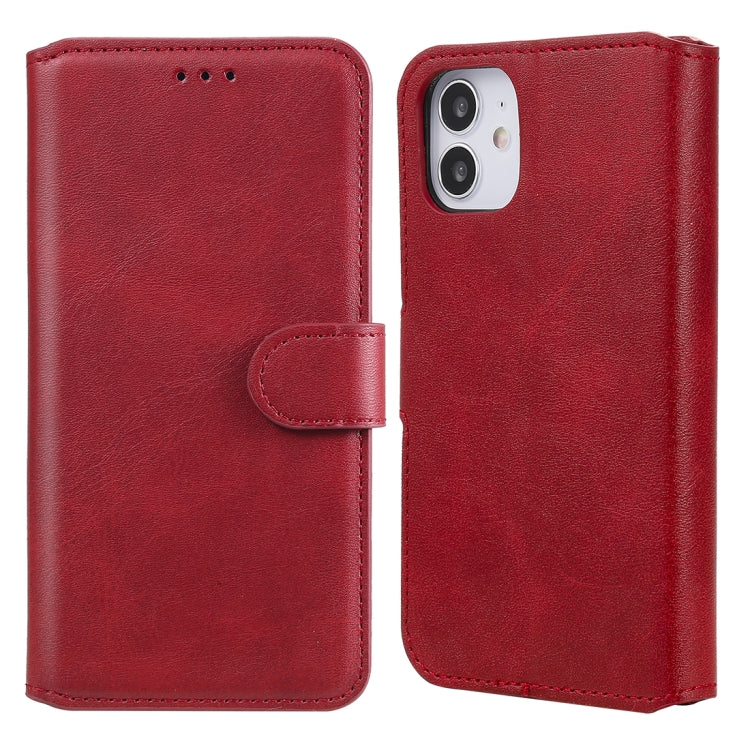 For iPhone 12 mini Classic Calf Texture PU + TPU Horizontal Flip Leather Case, with Holder & Card Slots & Wallet
