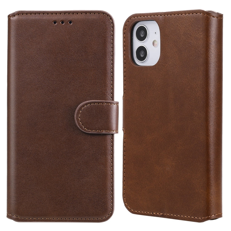 For iPhone 12 mini Classic Calf Texture PU + TPU Horizontal Flip Leather Case, with Holder & Card Slots & Wallet