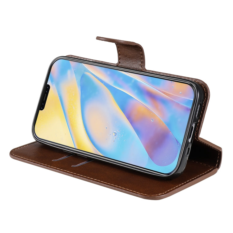 For iPhone 12 mini Classic Calf Texture PU + TPU Horizontal Flip Leather Case, with Holder & Card Slots & Wallet