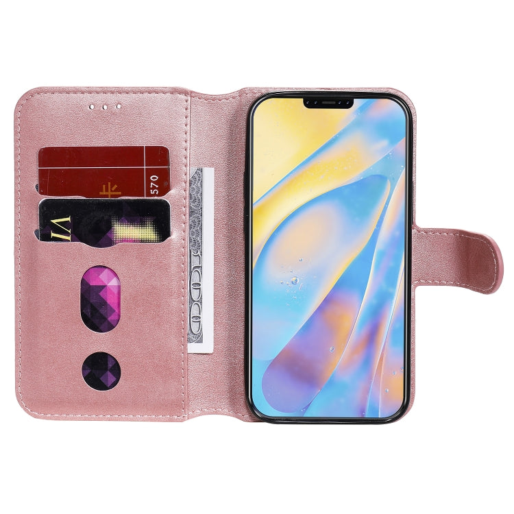 For iPhone 12 mini Classic Calf Texture PU + TPU Horizontal Flip Leather Case, with Holder & Card Slots & Wallet