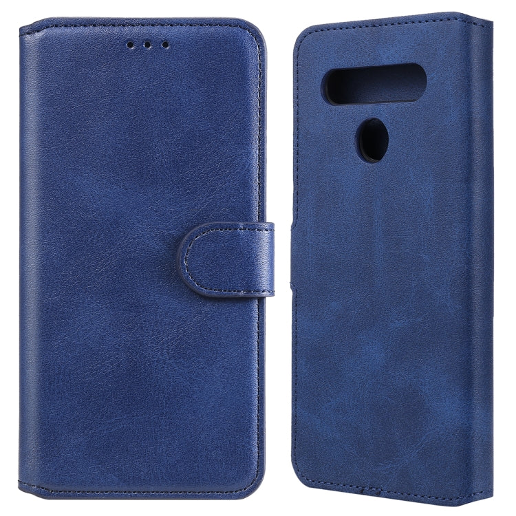 For LG K51S / Q51S Classic Calf Texture PU + TPU Horizontal Flip Leather Case, with Holder & Card Slots & Wallet