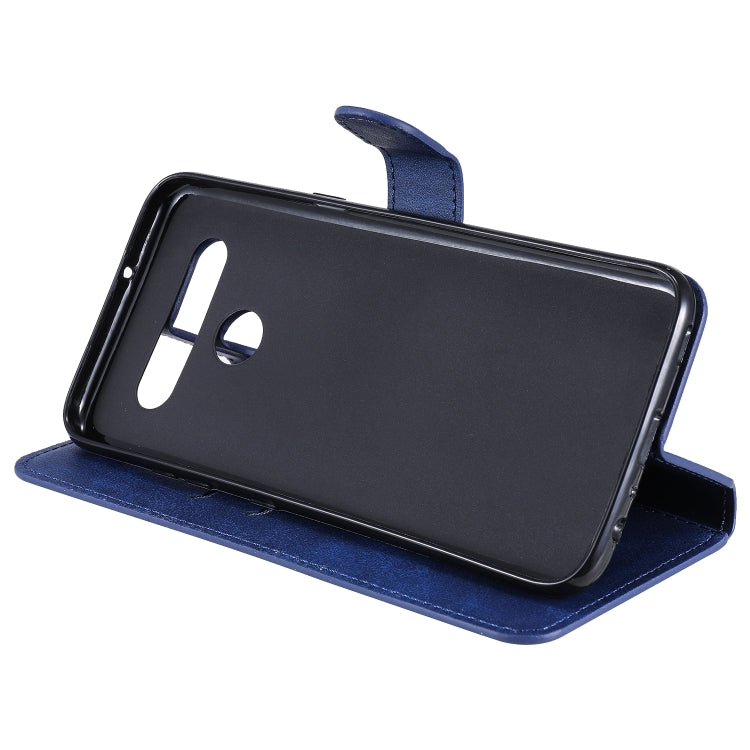 For LG K51S / Q51S Classic Calf Texture PU + TPU Horizontal Flip Leather Case, with Holder & Card Slots & Wallet