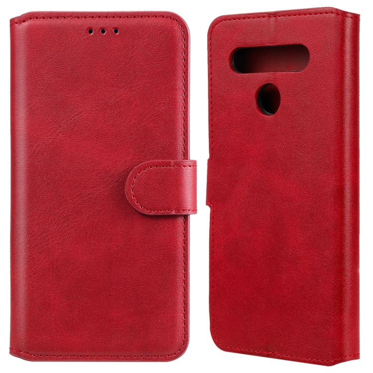 For LG K51S / Q51S Classic Calf Texture PU + TPU Horizontal Flip Leather Case, with Holder & Card Slots & Wallet