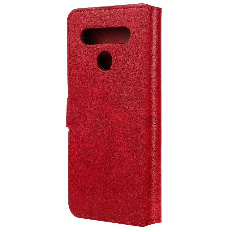 For LG K51S / Q51S Classic Calf Texture PU + TPU Horizontal Flip Leather Case, with Holder & Card Slots & Wallet