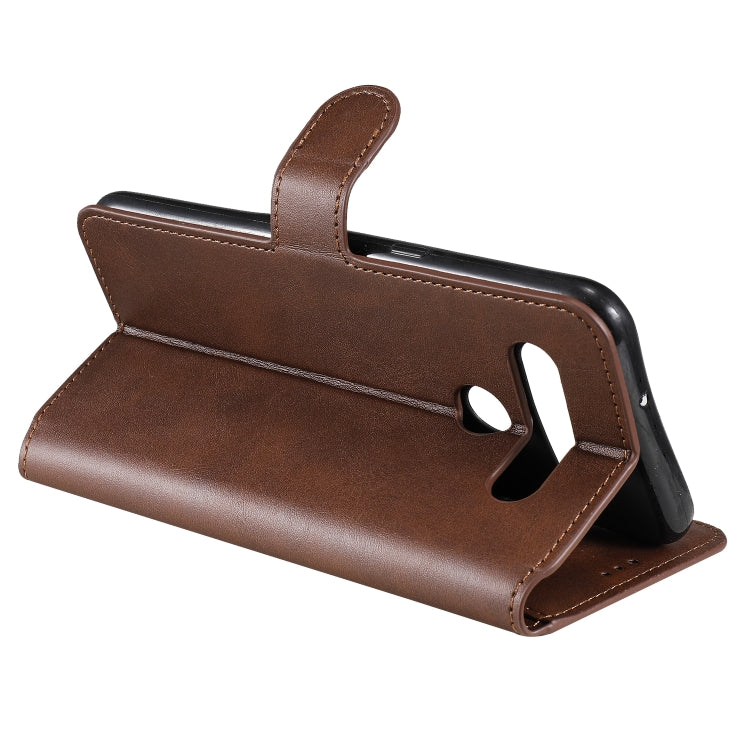 For LG K51S / Q51S Classic Calf Texture PU + TPU Horizontal Flip Leather Case, with Holder & Card Slots & Wallet