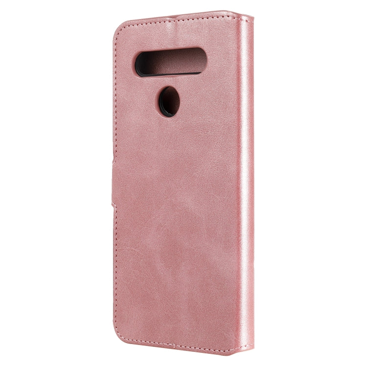 For LG K51S / Q51S Classic Calf Texture PU + TPU Horizontal Flip Leather Case, with Holder & Card Slots & Wallet