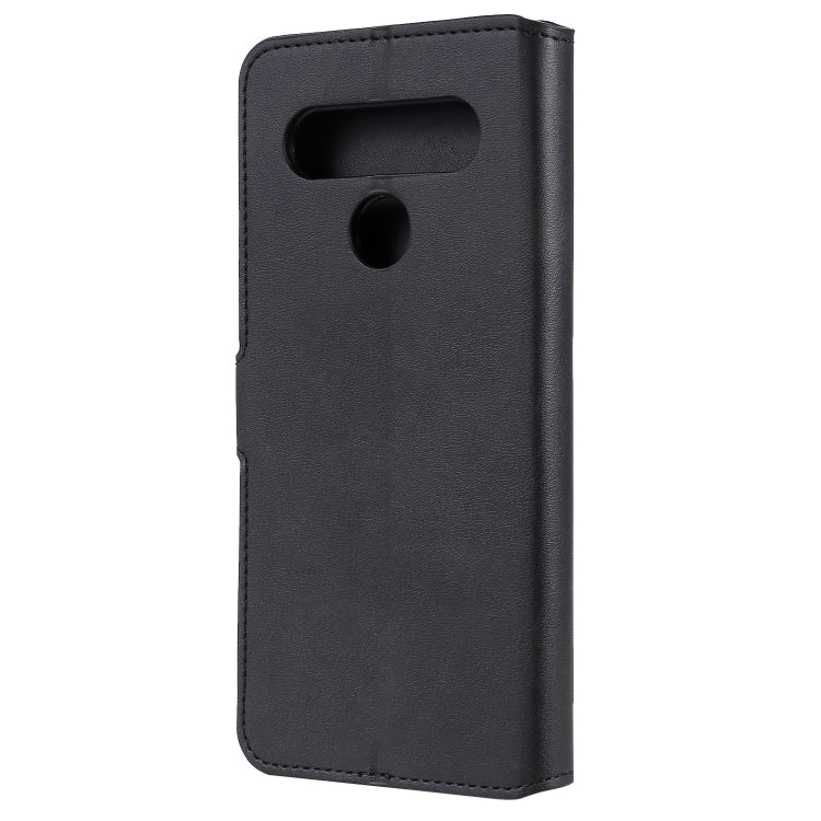 For LG K61 Classic Calf Texture PU + TPU Horizontal Flip Leather Case, with Holder & Card Slots & Wallet