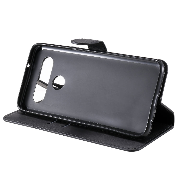 For LG K61 Classic Calf Texture PU + TPU Horizontal Flip Leather Case, with Holder & Card Slots & Wallet