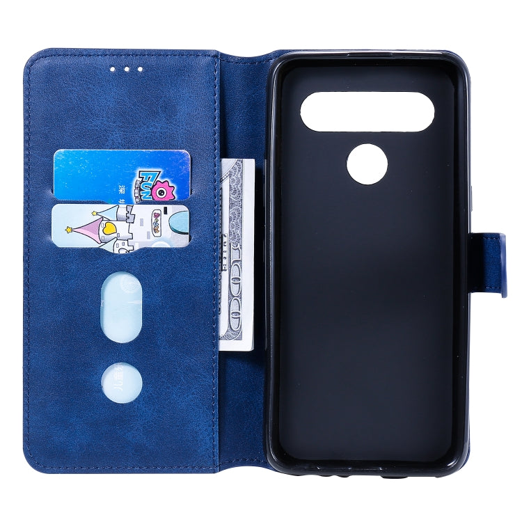 For LG K61 Classic Calf Texture PU + TPU Horizontal Flip Leather Case, with Holder & Card Slots & Wallet