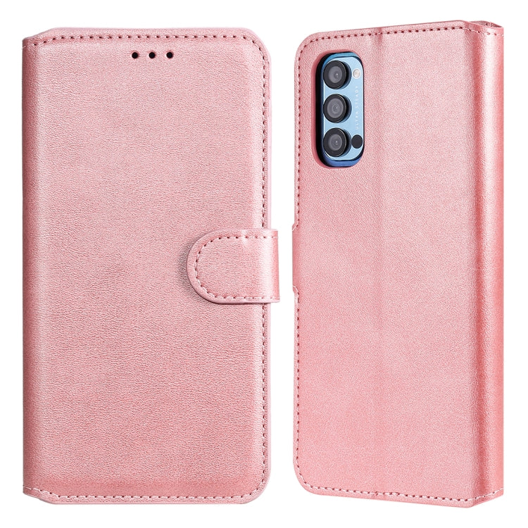 For OPPO Reno4 Pro 5G Classic Calf Texture PU + TPU Horizontal Flip Leather Case, with Holder & Card Slots & Wallet