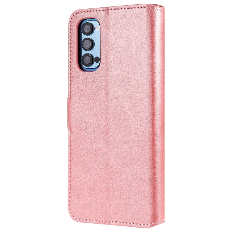 For OPPO Reno4 Pro 5G Classic Calf Texture PU + TPU Horizontal Flip Leather Case, with Holder & Card Slots & Wallet