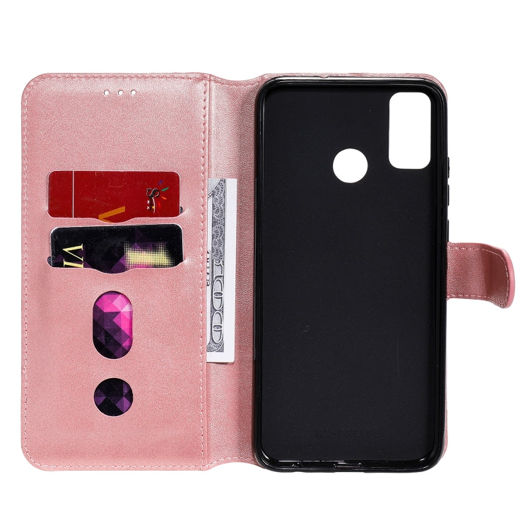 For Huawei Honor 9X Lite Classic Calf Texture PU + TPU Horizontal Flip Leather Case, with Holder & Card Slots & Wallet