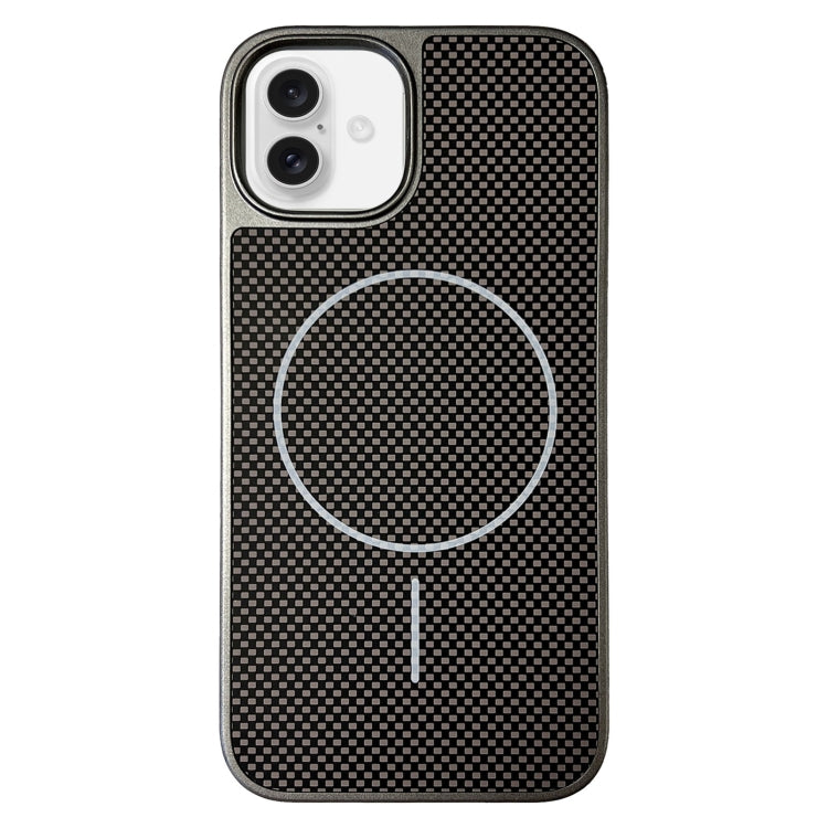 For iPhone 16 Plus Pita Series MagSafe TPU + PC Texture Phone Case
