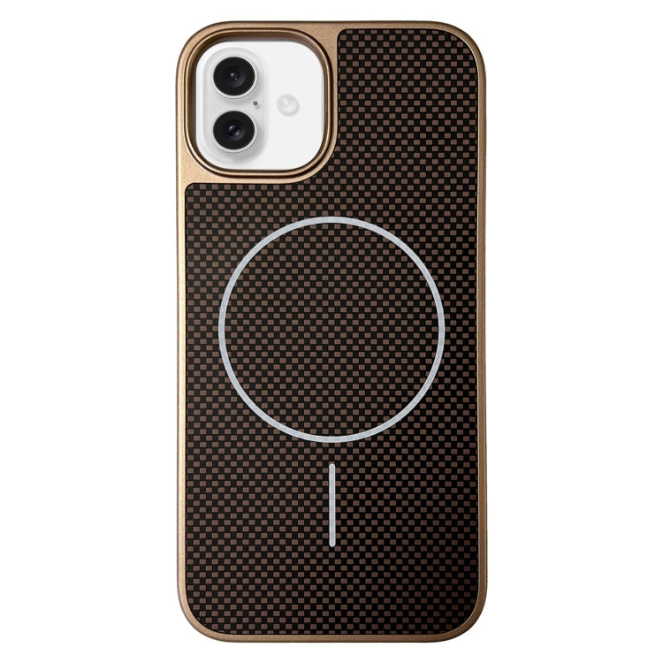 For iPhone 16 Pita Series MagSafe TPU + PC Texture Phone Case