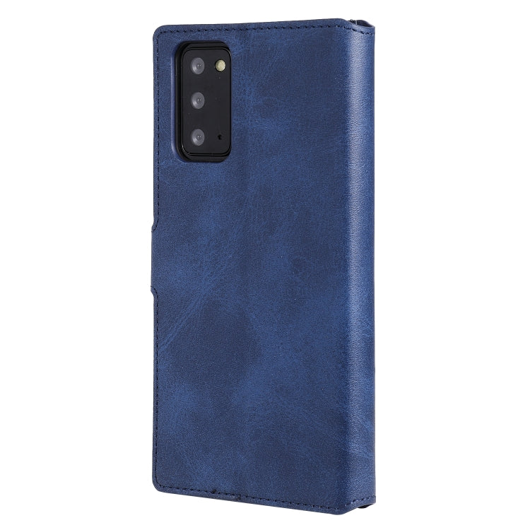 For Samsung Galaxy Note 20 Classic Calf Texture PU + TPU Horizontal Flip Leather Case, with Holder & Card Slots & Wallet
