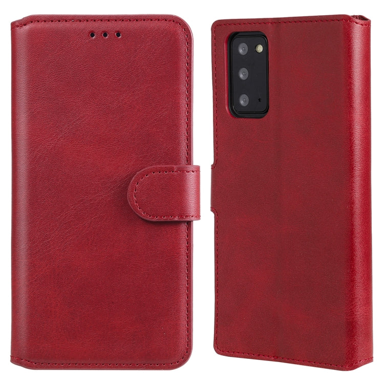 For Samsung Galaxy Note 20 Classic Calf Texture PU + TPU Horizontal Flip Leather Case, with Holder & Card Slots & Wallet