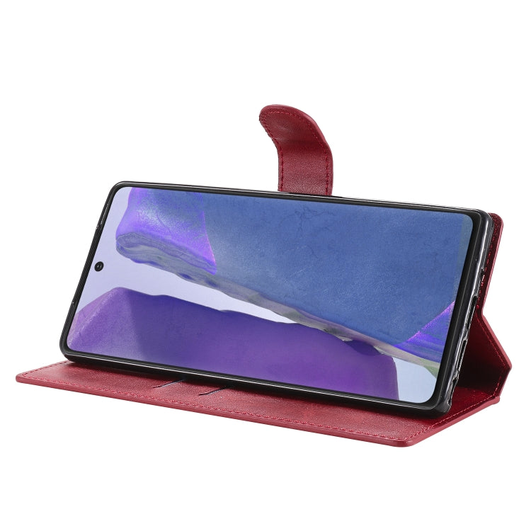 For Samsung Galaxy Note 20 Classic Calf Texture PU + TPU Horizontal Flip Leather Case, with Holder & Card Slots & Wallet