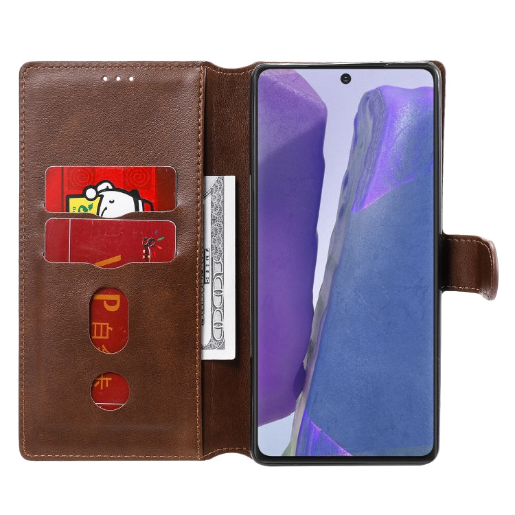 For Samsung Galaxy Note 20 Classic Calf Texture PU + TPU Horizontal Flip Leather Case, with Holder & Card Slots & Wallet