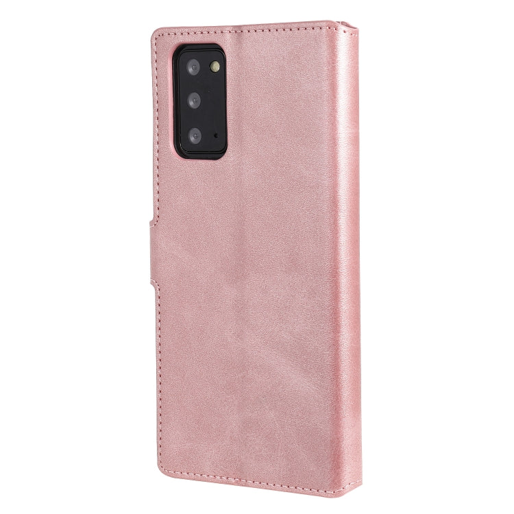 For Samsung Galaxy Note 20 Classic Calf Texture PU + TPU Horizontal Flip Leather Case, with Holder & Card Slots & Wallet