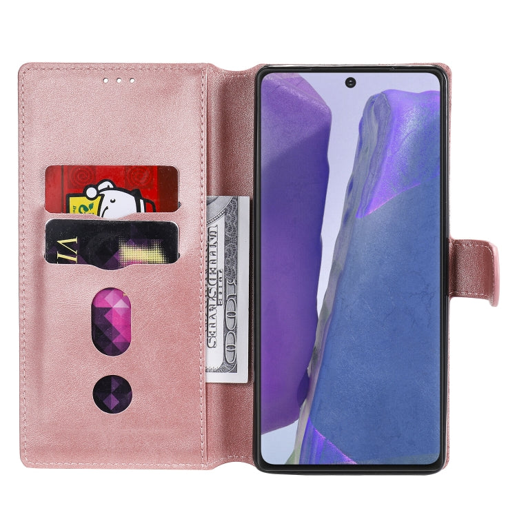 For Samsung Galaxy Note 20 Classic Calf Texture PU + TPU Horizontal Flip Leather Case, with Holder & Card Slots & Wallet