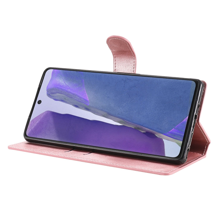 For Samsung Galaxy Note 20 Classic Calf Texture PU + TPU Horizontal Flip Leather Case, with Holder & Card Slots & Wallet