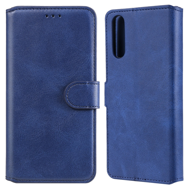 For Sony Xperia 10 II Classic Calf Texture PU + TPU Horizontal Flip Leather Case, with Holder & Card Slots & Wallet