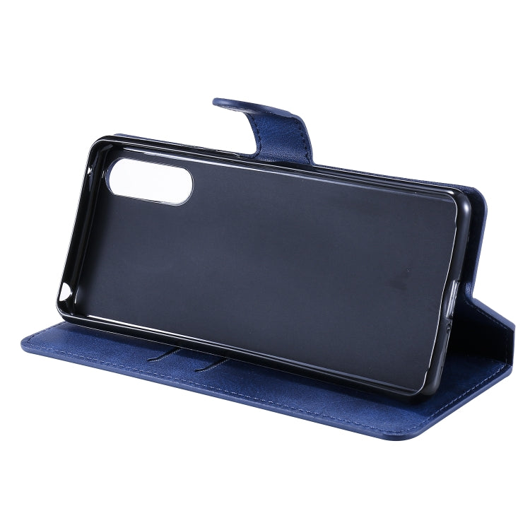 For Sony Xperia 10 II Classic Calf Texture PU + TPU Horizontal Flip Leather Case, with Holder & Card Slots & Wallet