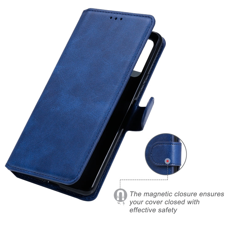 For Sony Xperia 10 II Classic Calf Texture PU + TPU Horizontal Flip Leather Case, with Holder & Card Slots & Wallet