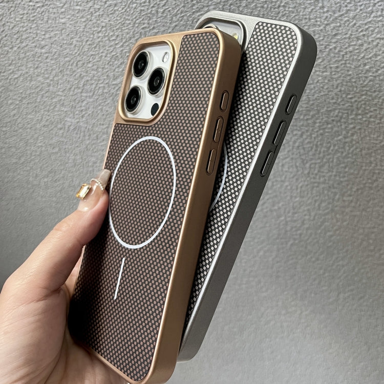 For iPhone 16 Pita Series MagSafe TPU + PC Texture Phone Case
