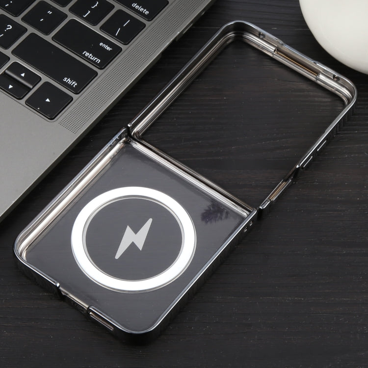 For Xiaomi Mix Flip 6D Glossy Electroplated PC MagSafe Phone Case