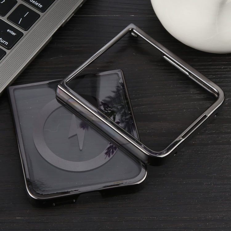For Xiaomi Mix Flip 6D Glossy Electroplated PC MagSafe Phone Case