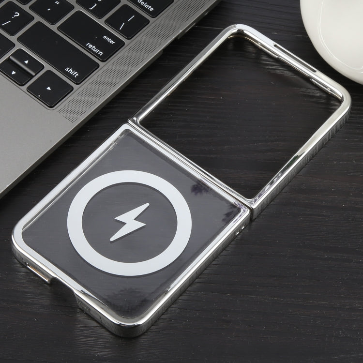 For Xiaomi Mix Flip 6D Glossy Electroplated PC MagSafe Phone Case