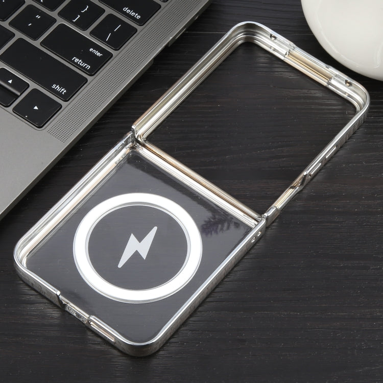 For Xiaomi Mix Flip 6D Glossy Electroplated PC MagSafe Phone Case