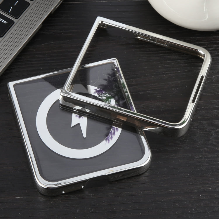 For Xiaomi Mix Flip 6D Glossy Electroplated PC MagSafe Phone Case
